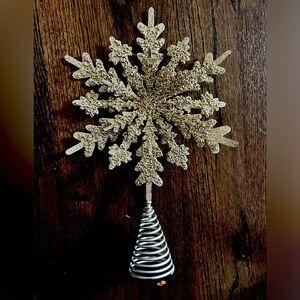Pottery barn Christmas tree topper